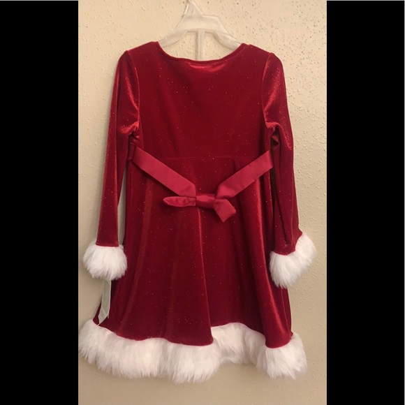 Christmas Girls Dress 
Size : 5   Red Color - Picture 5 of 6